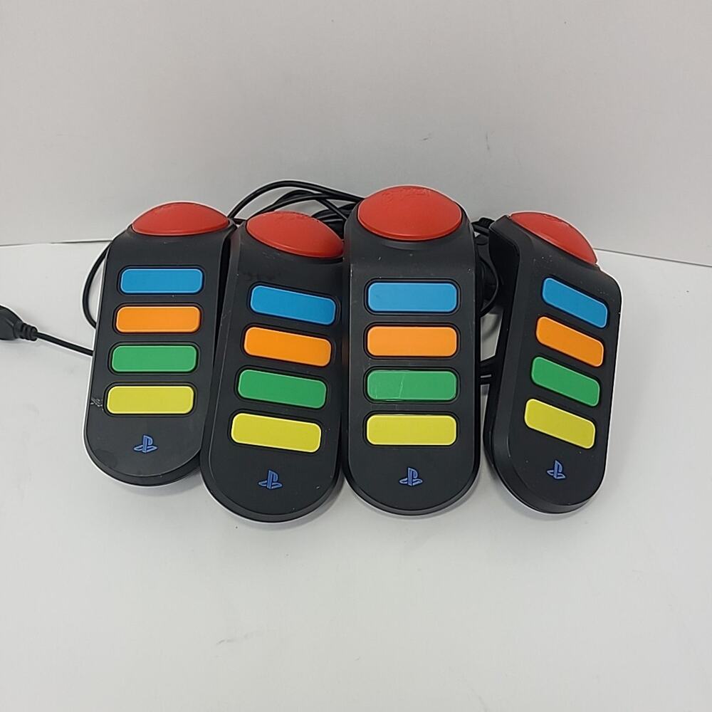 Buzz! Controllers Playstation 2 3 Quiz Game PS2 PS3 USB Trivia Buzzers